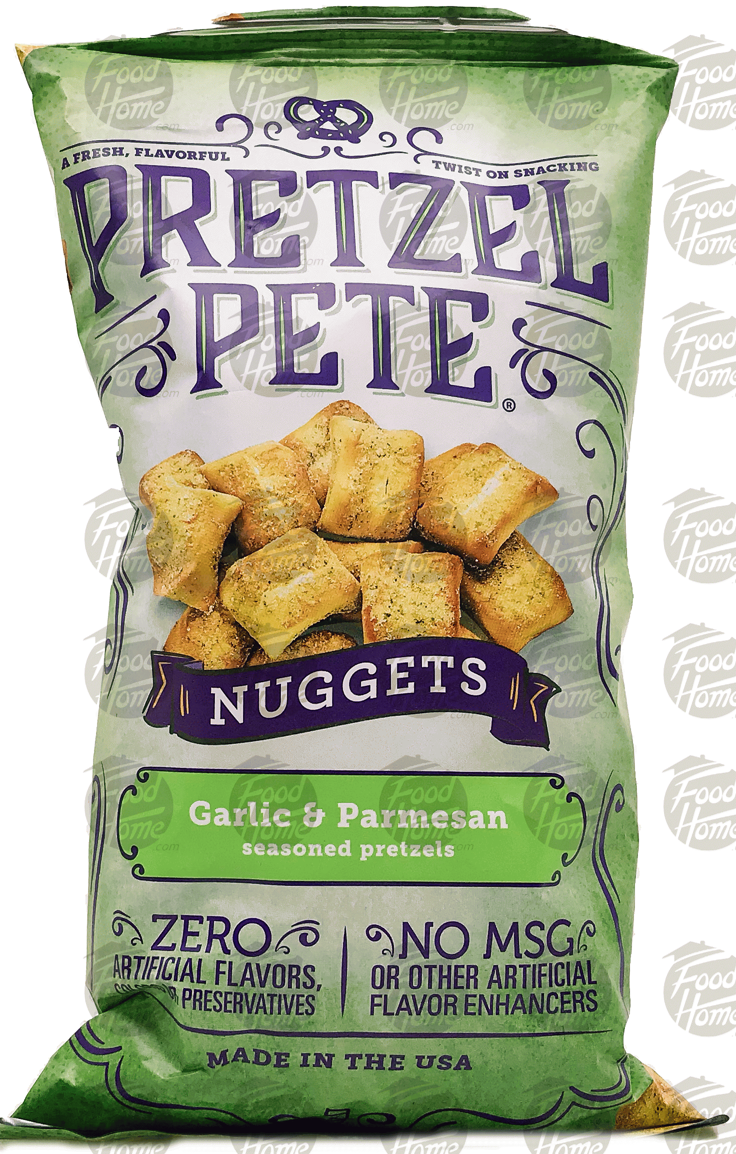 Pretzel Pete  garlic & parmesan seasoned pretzel nuggets, bag Full-Size Picture